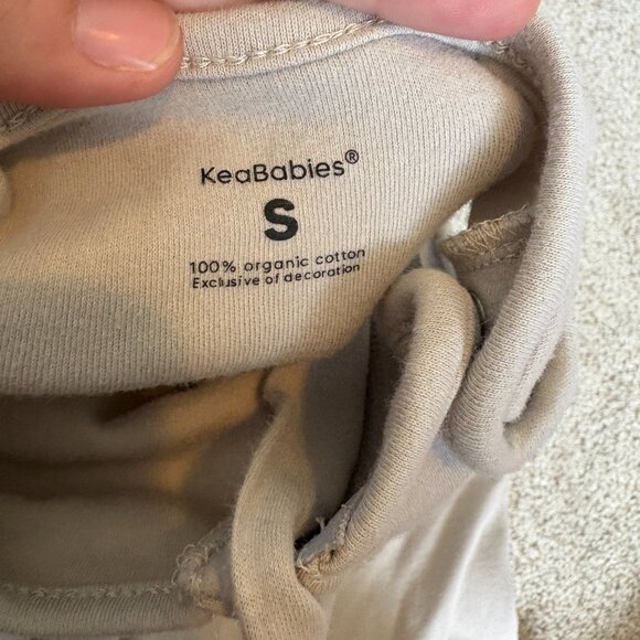 KeaBabies - Organic Cotton Sleeps Sack/wearable blanket. Size Small Off white - Picture 5 of 6